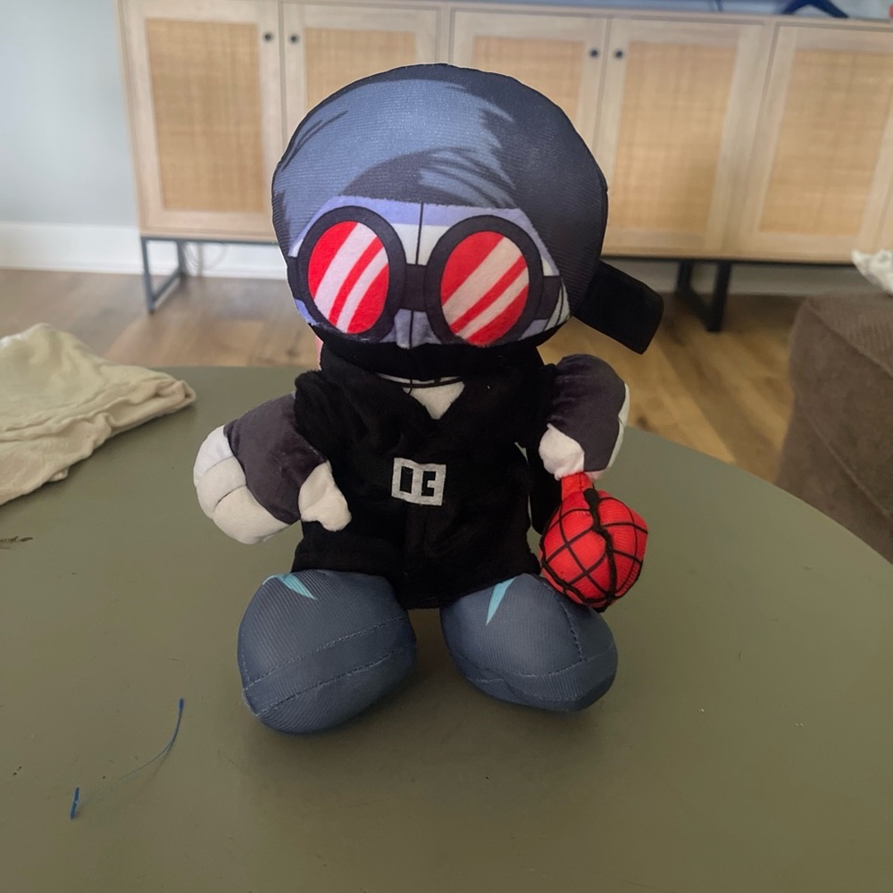 Friday Night Funkin Plush Toy with Red and Black 11 inch